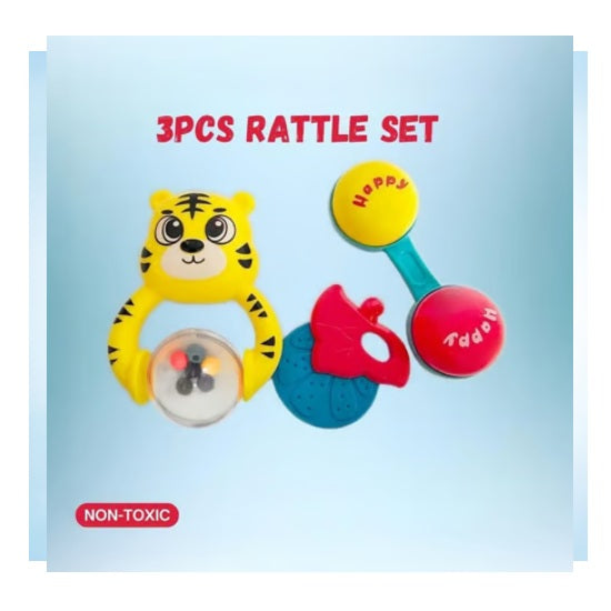Fablue Baby Rattle Toys Set (Multicolour)