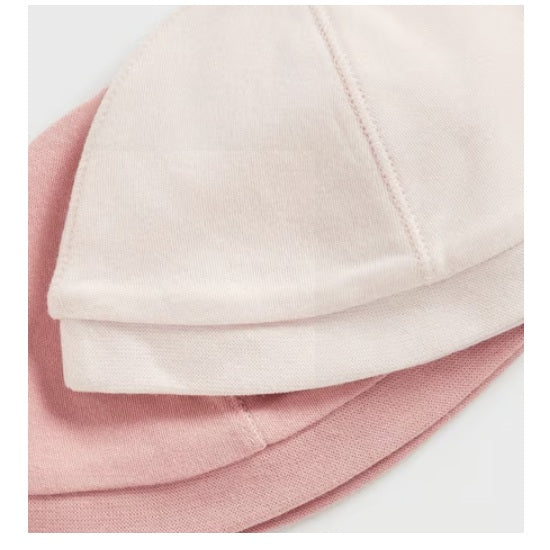 Mothercare Baby Cap & Mitten Set (Pink, 3 - 6 months)